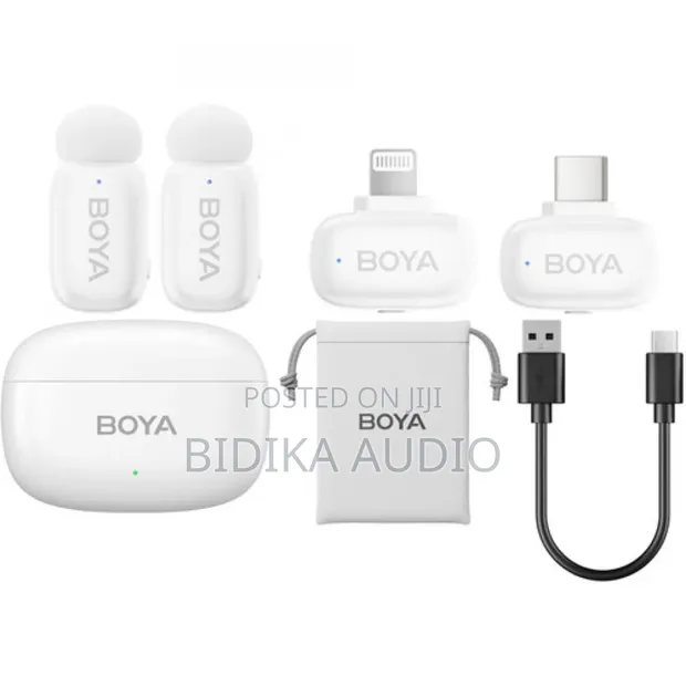 Boya BY-WM3T2-D2 Mini Wireless Microphone kwa Watu 2 - 1
