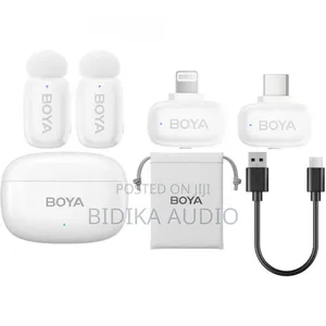 Boya BY-WM3T2-D2 Mini Wireless Microphone kwa Watu 2