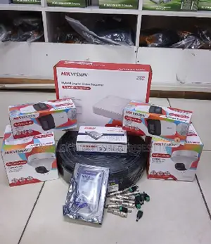 Hikvision 4CH Smart HD CCTV Kit with Audio