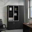 Kabati la Mbao la Milango 3 ya Ofisi - 5