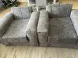 Used Grey 5 Seater Sofa Set - 2