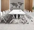 1.2M White Foldable Conference Table - 1