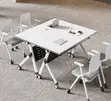 1.2M White Foldable Conference Table - 3