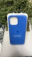 Blue Silicone Case & Screen Protector for iPhone 12 Pro/Pro Max - 2