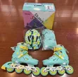 Kids Skates Shoes Green - 2