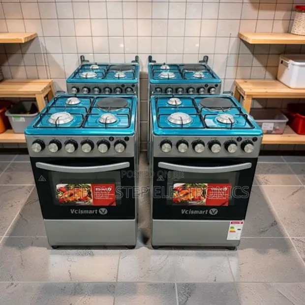 Spacious 3 Gas + 1 Electric Free Standing Cooker - 1