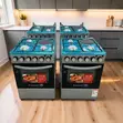 Spacious 3 Gas + 1 Electric Free Standing Cooker - 2