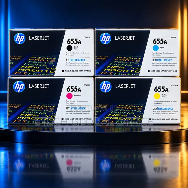 HP 655A Toner Nyeusi Halisi - 1