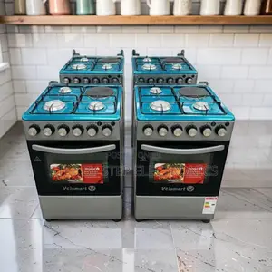 Jiko la Standi la Gesi 3 + Umeme 1 Mpya