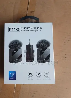 F11-2 Wireless Lavalier Microphone 2-Pack for Smartphones