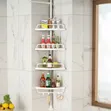 4 Tier Adjustable Telescopic Corner Shelf - 1