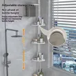 4 Tier Adjustable Telescopic Corner Shelf - 2