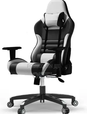 Office Chair: Racing Lumbar Support Gaming Chair