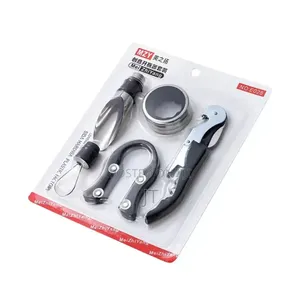 5pcs Stainless Steel Wine Bottle Opener Set
