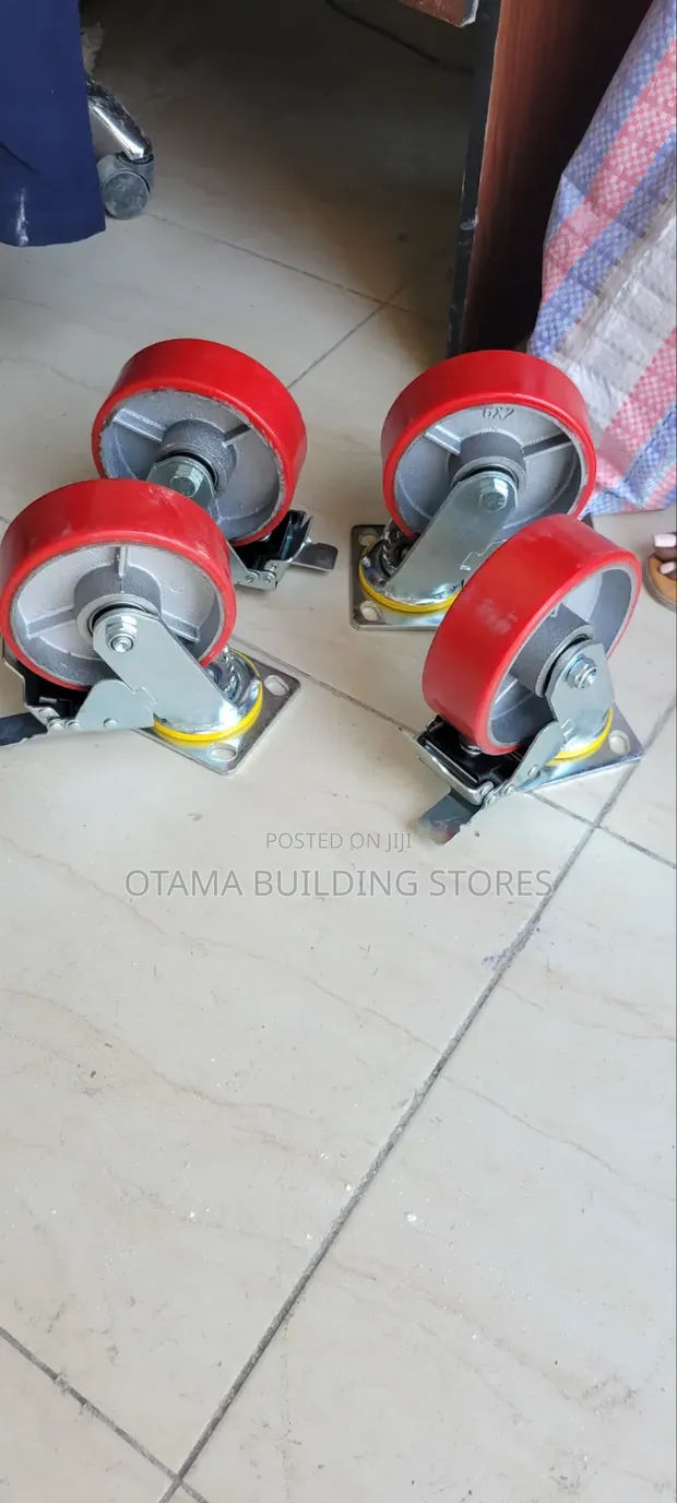 Heavy Duty Fixed Caster Wheels - 1