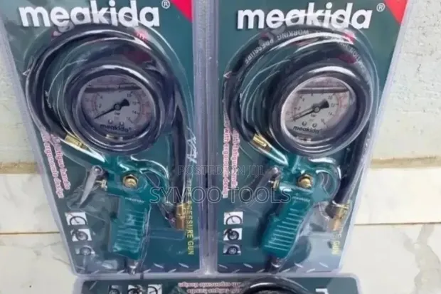Meakida Tire Inflator Gauge na Pressure Gun - 1