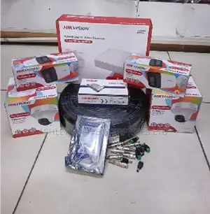 Hikvision 4CH HD CCTV Kit with 2-Way Audio & Color Night Vision