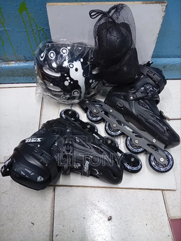 Speed Inline Skates (Black) - 1