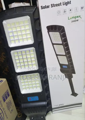 2000W Solar Street Light with Panel & Remote