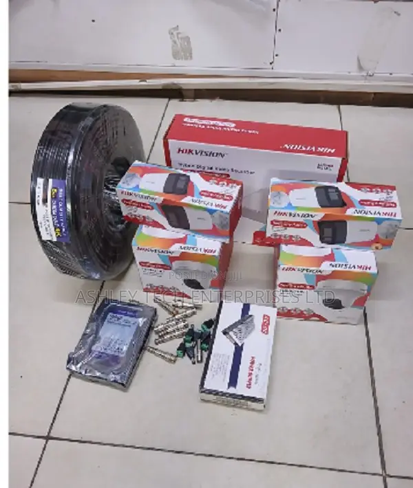Hikvision 4 Camera Turbo HD Security System with Audio - 1