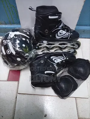 Brand New Roller Skates (Size 38-42) with Helmet & Gloves