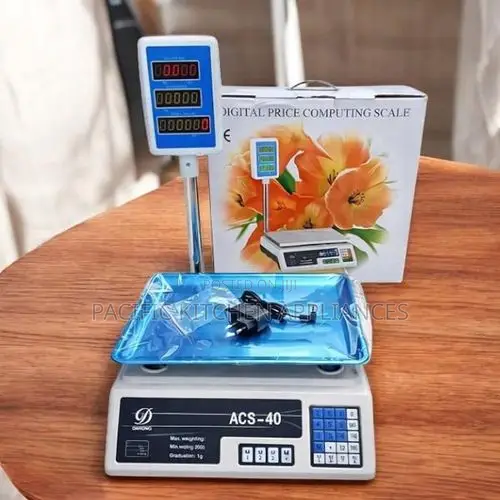 ElectroMate 40kg Digital Computing Weighing Scale with Arm - 1
