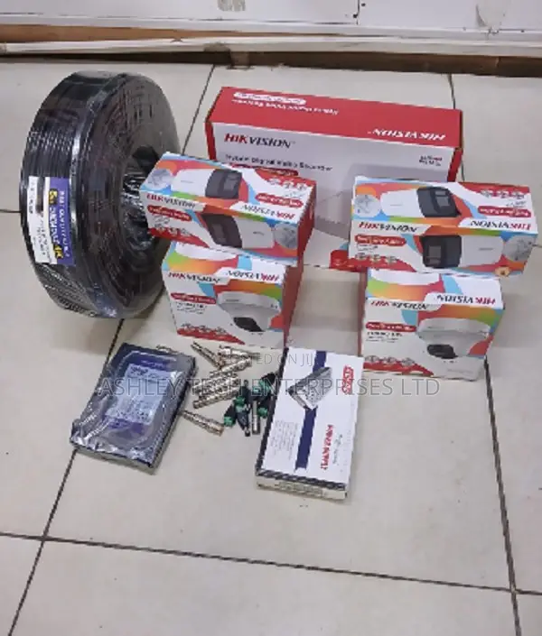 Hikvision 4CH CCTV Full HD 1080p Kit na Sauti ya Njia Mbili - 1