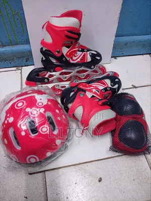 Brand New Roller Skates Kit (Red) Size S (31-34)