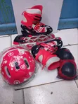 Sketi za Roller Mpya Seti (Nyekundu) Saizi S (31-34) - 1
