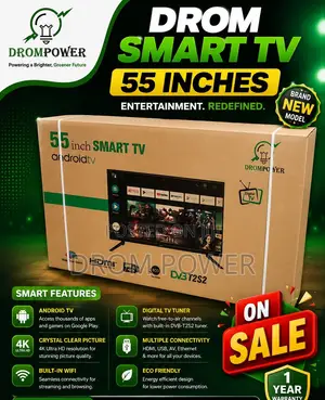 55-Inch Drom Smart Android TV