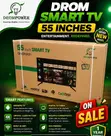 Drom Smart Android TV ya Inchi 55 - 1
