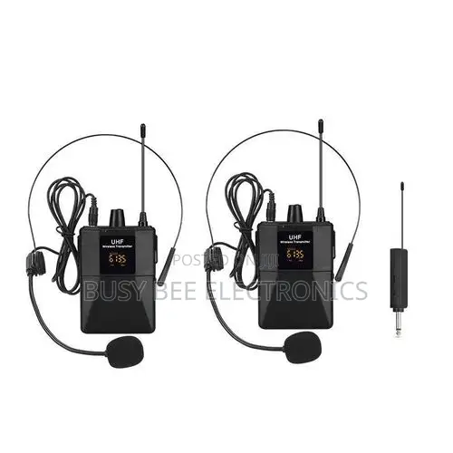 BNK 4-Ch UHF Wireless Lavalier Headset Microphone - 1