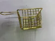 Squared Chips Basket with Gold Trim - 2