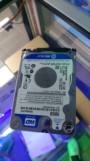 WD Blue 500GB Hard Drive ya Laptop