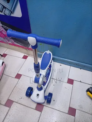 Scooter ya Kukaa 2-in-1 (Bluu)