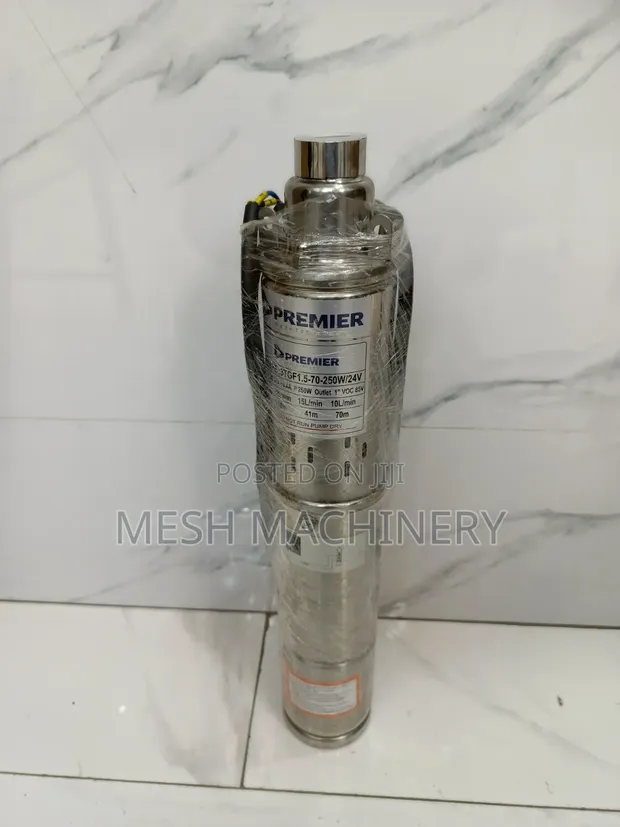 Premier 250W 24V Submersible Solar Water Pump - 1