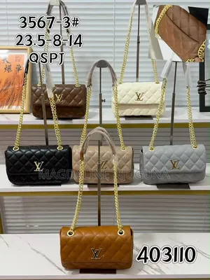 Ladies Genuine Leather Chain Handbag