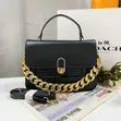 Ladies Genuine Leather Chain Handbag - 3