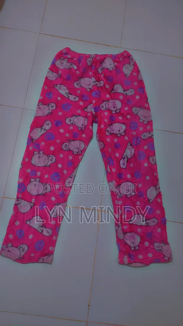 Thrifted Cotton Pajama Pants - 1