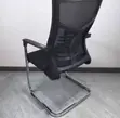 Mesh Waiting Chair - Black - 4