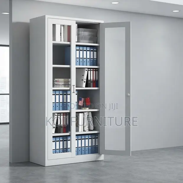 2-Door Full Steel Office Documents Cabinet - 1