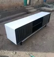 Modern 6ft Black TV Stand Unit - 2