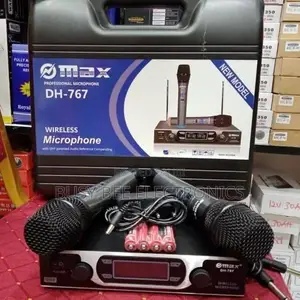 Omax Max Dual 2-in-1 UHF Wireless Microphone System DH-767