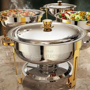 4.5L Stainless Steel Chafing Dish with Glass Lid
