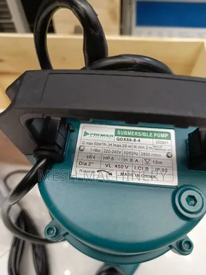 Premier 5.0 HP Submersible Water Pump