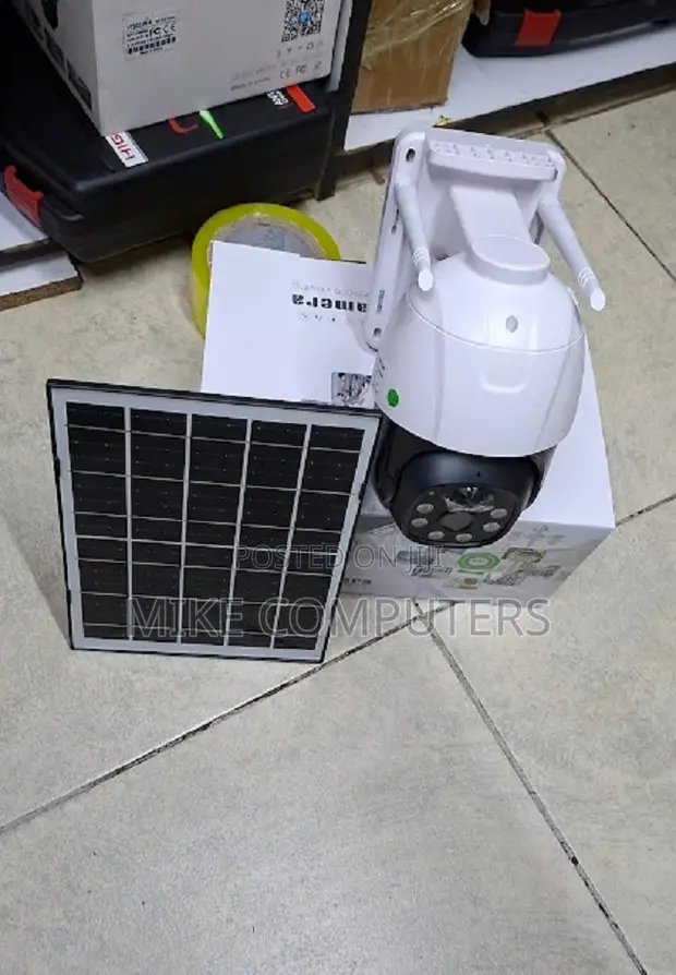 V380 Pro 4G Solar Dual Lens PTZ Security Camera - 1
