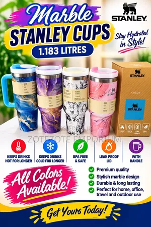 Marble Stanley Cup 1.183L Insulated Flask