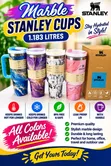 Marble Stanley Cup 1.183L Insulated Flask - 1