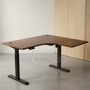 1400MM Adjustable L-Extension Dual Top Office Desk