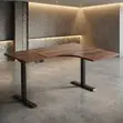 1400MM Adjustable L-Extension Dual Top Office Desk - 2